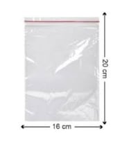 Ethex Kilitli Torba 16 cm x 20 cm 600'lü Paket