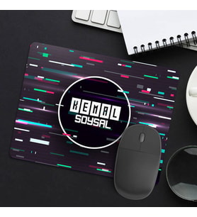 Kişiye Özel Modern Tasarım İsimli Mousepad