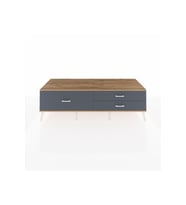 Kronos TV Ünitesi 3 Çekmeceli  176x59x51 Çam-Çam/Antrasit