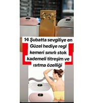 LİBOR Dijital Özel Gün Kemeri - Regl Ağrıları Için Titreşimli Isı Veren Kemer (Pembe)