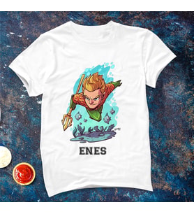 Aquaman Tişörtü ( Çocuk - Büyük ) Kişiye Özel