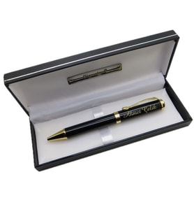 Signator® M573 Siyah Altın Tükenmez Kalem  İsme Özel Kalem  Hediyelik Kalem (Karışık)