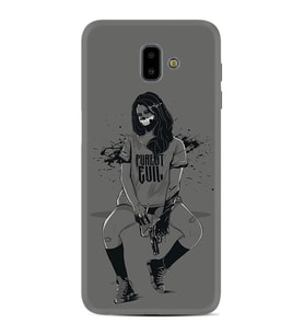 Samsung J6 Plus J7 Prime J7 Pro M20 Kılıf Desenli Silikon Purest Evil 1627