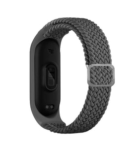 Xiaomi Mi Band 3 Uyumlu Kordon Örgü İşlemeli Yumuşak Hasır KRD-49 Kayış