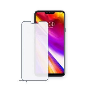 SChitec LG G7 THinQ Uyumlu Ön Yüzey Nano Şeffaf Hidrojel Ekran Koruyucu
