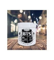 Bts Logolu Müzik Grubu Baskılı Küllük Seramik Kül Tablası-02144