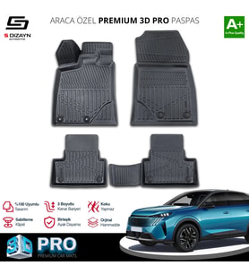 Drs Tuning Peugeot 3008 3 3D Pro Havuzlu Paspas 2024 Üzeri A+ Kalite