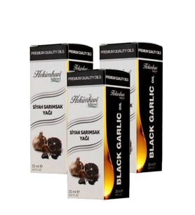 Hekimhan Siyah Sarımsak Yağı 20 Ml 3 Adet