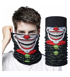 Joker Yüz Baskılı Baf Bandana - Çok Amaçlı Boyunluk Bandana 2 No