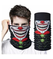 Joker Yüz Baskılı Baf Bandana - Çok Amaçlı Boyunluk Bandana 2 No