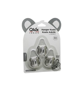 3PCS KOALA ASKI ŞEFFAF ASKI YAPIŞKANLI MONTAJ (5680)