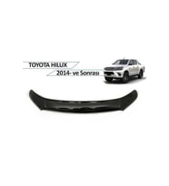 Toyota Hilux 2015+ Kaput Koruma / Kaput Rüzgarlığı Piano Black