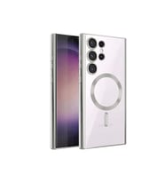 Newface Samsung Galaxy S23 Ultra Kılıf Kross Magneticsafe Kapak - Titan Gri