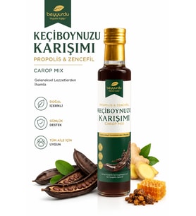Keçiboynuzu Karışımı Beyyurdu Enerji Günlük Destek Doğal Pekmez Karışımı