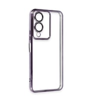 Vivo Y17s Kılıf  Lensli  - Mor