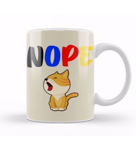 Funny Cat Lover Gifts For   Men Kids Kupa Bardak Porselen