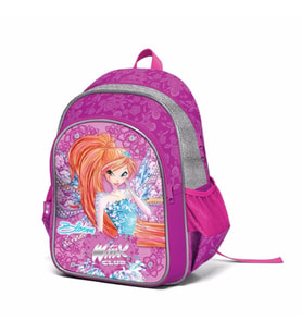 Winx Bloom Kabartmalı Simli Okul Çantası 63270