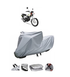 Yuki YK125 Rex  Gri Motosiklet Brandası ARKA ÇANTA UYUMLU DEĞİLDİR