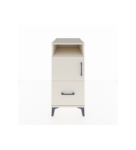 Kronos Komodin 2 Raflı Tek Çekmeceli Tek Kapaklı 44x59x96 Aytaşı-Aytaşı