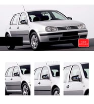 Vw Golf 4 Batman Yarasa Ayna Kapağı Piano Black 1997 1998 1999 2000 2001 2002 2003