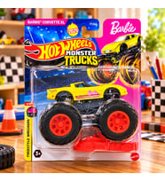 Hot Wheels Monster Trucks Barbie Corvette XL FYJ44 2025