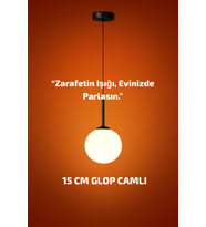 Modern 80 cm Glop Camlı Sarkıt Avize, Salon, Mutfak ve Yatak Odası İçin