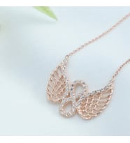 Kanat Sonsuzluk Kolye (Rose - Gold)
