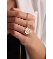 Kişiye Özel 925 Ayar Gümüş Tasarım Baykuş Figürlü Kolye (Gold)