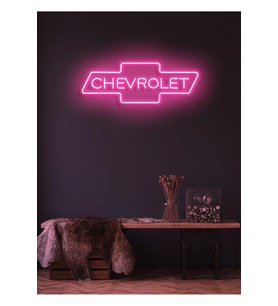 Rent A Carlara Özel CHEVROLET Yazılı Neon Tabela