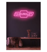 Rent A Carlara Özel CHEVROLET Yazılı Neon Tabela