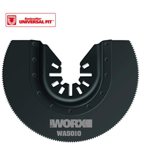 WORX WA5010 Çok Amaçlı Raspalama Makinası İçin 80mm 180° Metal, Ahşap, Fiberglas, PVC Universal Kesme Bıçağ