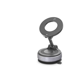 Magsafe Uyumlu Manyetik Vantuzlu 360° Döner Araç Içi Telefon Tutucu Metal - Siyah HDX8028