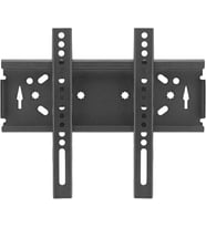 Sabit TV Askı Aparatı 22-42 İnç Duvara Montaj Aparatı - 20 Kg Taşıma Kapasitesi, Maksimum 250x250 mm VESA Uyumlu, Siyah Metal
