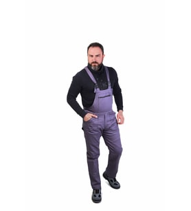 ESER - Gabardin Bahçivan Tulum - İş Tulumu - Gri