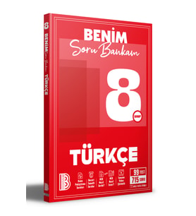 Benim Hocam Yayınları 8. Sınıf Türkçe Benim Soru Bankam / Kolektif / Benim Hocam Yayınları / 9786255847119 (Çok Renkli)