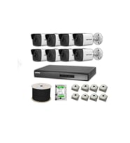 Hikvision 2mp Mikrofonlu 8 Kameralı 1tb Disk Tak Çalıştır Hazır Ip Kamera Seti