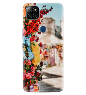 Casper E30 F20 X20 Kılıf Desemli Silikon Gerçek Çiçekler 1743
