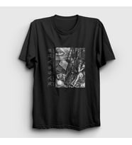 Presmono Unisex Siyah The Seer Haggard T-Shirt