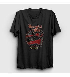 Presmono Unisex Siyah Melissa V2 Mercyful Fate T-Shirt 555128tt