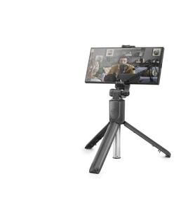 Telefon Tripodu Ve Selfie Çubuğu Seti Bluetooth 5.0 Kumandalı 100 Cm - Siyah ND1042