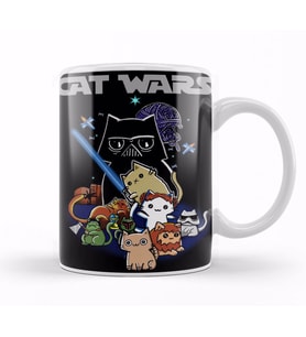 Star Cat Wars 016 Kupa Bardak Porselen