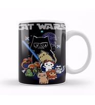 Star Cat Wars 016 Kupa Bardak Porselen