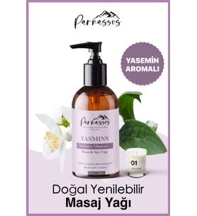 Parnassos Jasminn Aromaterapi Yenilebilir Rahatlatıcı Doğal Masaj Yağı 150ml