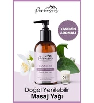Parnassos Jasminn Aromaterapi Yenilebilir Rahatlatıcı Doğal Masaj Yağı 150ml