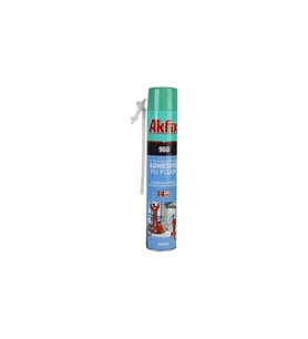 Akfix 960 Poliüretan Pipetli Mantolama Yapıştırma Köpüğü