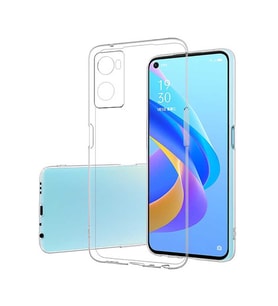 Oppo A96 4G Kılıf Şeffaf Silikon Hibrit Case Kapak (Renksiz)