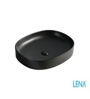 LENA TEZGAHÜSTÜ LAVABO (MAT SİYAH) EY-4712MS