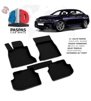 Bmw 5 Serisi F10 4D Araca Özel Havuzlu Kauçuk Paspas 2010-2013 (Karışık)