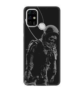 Casper Via F20 Kılıf Silikon Desen Özel Seri İskelet Astronot 1613