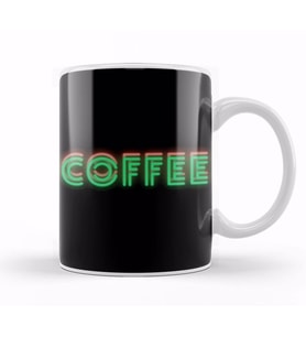 CAT Funny Coffee Drinks Art lover Gift Quote   Vintage Retro Rainbow Style Kupa Bardak Porselen